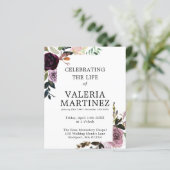 BUDGET Programme de célébrations florales pourpres (Debout devant)