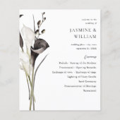 Budget Programme de cérémonie des Mariages de plan (Devant)