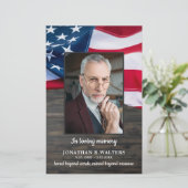 Budget Programme de funérailles de l'Ordre patriot (Debout devant)