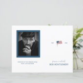 Budget Programme de funérailles militaires patriot (Debout devant)