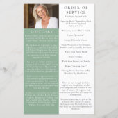 BUDGET Programme de service commémoratif de photos (Dos)