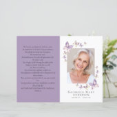 Budget Programme funéraire minimaliste de 4 pages (Debout devant)