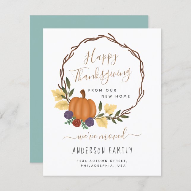 Budget Pumpkin - Nieuwe aankondiging thuis (Voorkant / Achterkant)