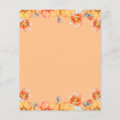 Budget Pumpkins Fall Wedding Invitation (Achterkant)