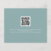 Budget Pumpkins Florals QR Wedding Save the Date (Achterkant)
