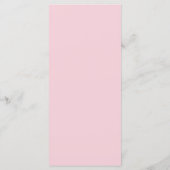 Budget Purple and Pink Floral Wedding  Menu (Dos)