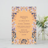 BUDGET Purple Lavender Feuilles mariage invite A9 (Debout devant)