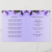 Budget Purple Photo Celebration of Life Programme (Dos)