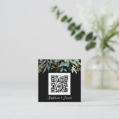 Budget QR Code Eucalyptus Faire-part de mariage no (Debout devant)