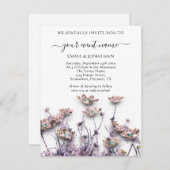 Budget QR CODE Floral Meadow Roos Glitter (Voorkant / Achterkant)