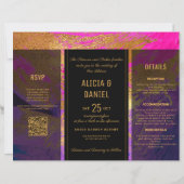 Budget QR-code RSVP-details trouwkaart (Voorkant)