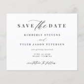 Budget QR CODE script bruiloft save the date Flyer (Voorkant)