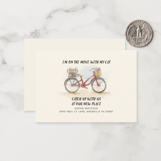 Budget que nous avons déplacé Faire-part de déplac (Devant/Arrière en situation)