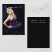 BUDGET Quinceanera PHOTO Invitation Faire-part (Devant / Derrière)