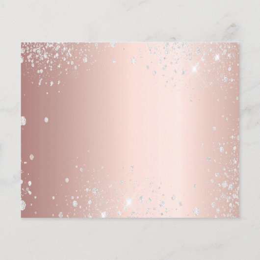 Budget Quinceanera roos Silver-jurk met uitzonderi (Achterkant)