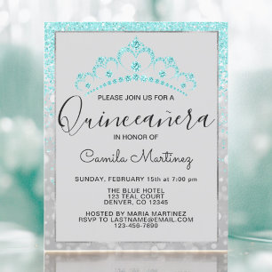 Budget Quinceanera Turkoois Blauw Meisjesachtig Gl