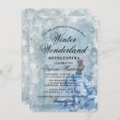 Budget Quinceanera Winter Wonderland Princess Kaart (Voorkant / Achterkant)