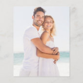 Budget Rainbow Confetti Foto Weddenschap (Achterkant)