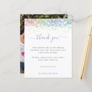 Budget Rainbow Glitter Photo Vrijgezellenfeest Bed