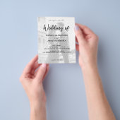 Budget reclamebrochure Modern foto Vertical 2 Wedd Flyer (Hand)