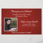 Budget Red Bijbel Verse Afstuderen Foto Collage (Achterkant)