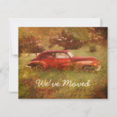 Budget  Red Car Antiek Rustisch Nieuw startpunt (Voorkant)