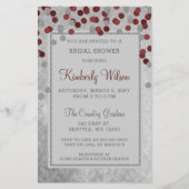 Budget Red Confetti Bridal Shower (Voorkant)