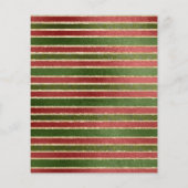 Budget Red Green Gold Foil kerstparty (Achterkant)