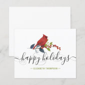 Budget Red Kardinaal Prettige feestdagen (Voorkant / Achterkant)