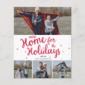 Budget Red Plaid Nouvelle maison pour Carte photo  (Devant)