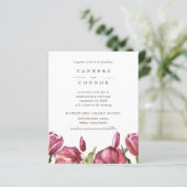 BUDGET Red Poppies Elegant Boho Floral Wedding (Staand voorkant)