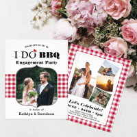 BUDGET Red Pset Foto I DO Verloving nodiging