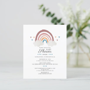 Budget Regenboog Chic Boho Watercolor Baby Shower