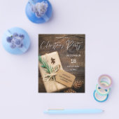 Budget Reindeer & Cadeau Kerstfeest Flyer (Enkel)