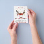 Budget Reindekerstak Exchange Party Flyer (Hand)