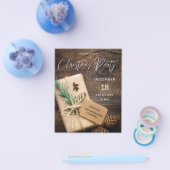 Budget Rendier & Kado Kerstfeestje Flyer (Enkel)