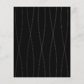 Budget Retirement Party nodigt Silver Black Flyer  (Achterkant)