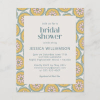 Budget Retro Boho Floral Pastel Vrijgezellenfeest