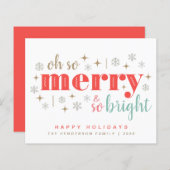 Budget Retro Kerstmis Oh zo lekker (Voorkant / Achterkant)