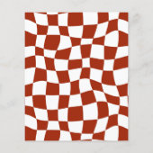 Budget Retro Typografie Groovy Christmas Foto (Achterkant)