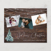 Budget Robuust kerstboom 3 Foto's & licht hout Flyer (Voorkant)