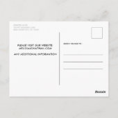 Budget Roos Gold Custom Pet Photo Dog Weddenschap Briefkaart (Achterkant)