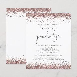 Budget Roos Gold Glitter 2024 Afstuderen