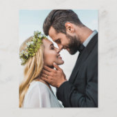 Budget Roos Gold Glitter Bedankt voor het bruiloft (Achterkant)