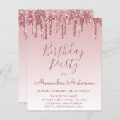 Budget Roos Gold Glitter Elke dag (Voorkant / Achterkant)