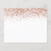 Budget Roos Gold Glitter Script Bridesmaid Request (Achterkant)