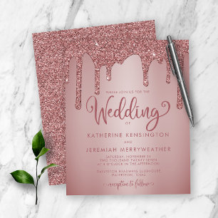 BUDGET Roos Gold Glitter Sparkle Wedding
