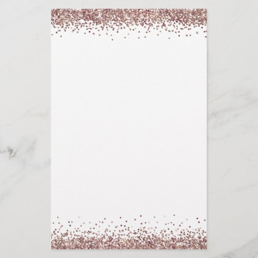 Budget Roos Gold Glitter Weddenschap Wit Menu (Achterkant)