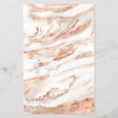 Budget Roos Gold Marble Afstuderen Aankondiging (Achterkant)