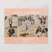 Budget Rose Botanique 5 photo Collage Carte de vac (Devant)